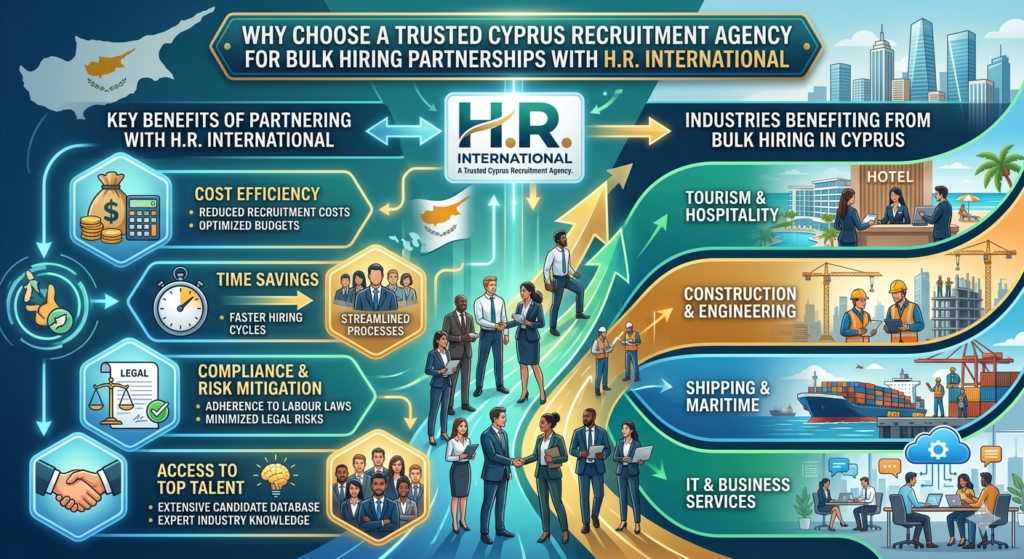 Why Choose a Trusted Cyprus Recruitment Agency for Bulk Hiring Partnerships