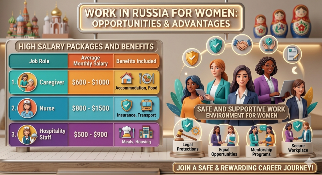 Work in Russia for Women