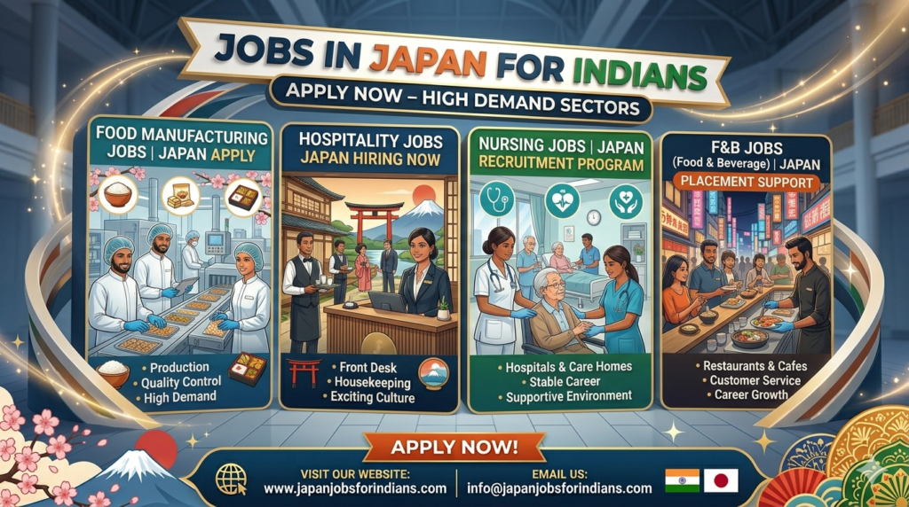 Jobs in Japan for Indians