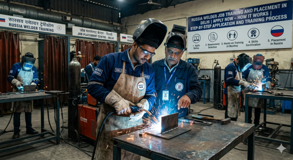 Russia Welder Job Training