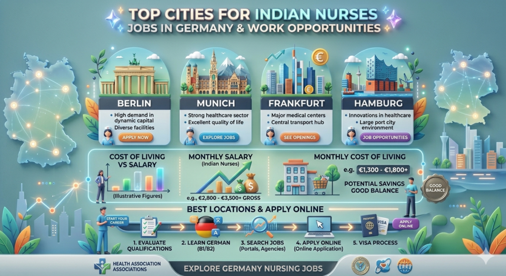 Top Cities for Indian Nurses Jobs in Germany