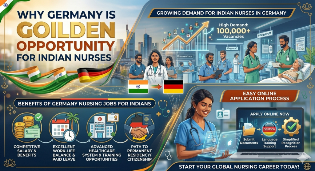 Why Apply Nurse Jobs in Germany for Indians is a Golden Opportunity