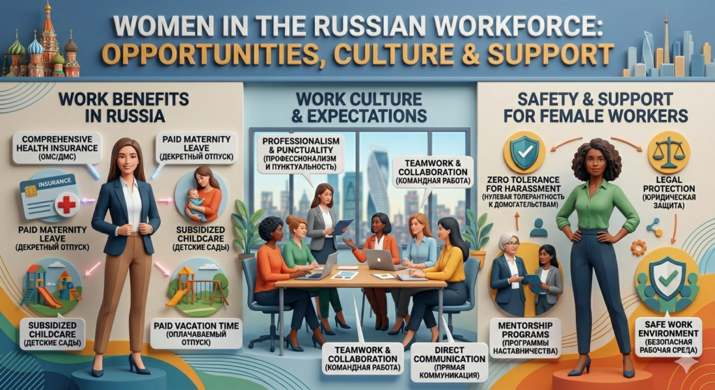 Work in Russia for Women with Benefits