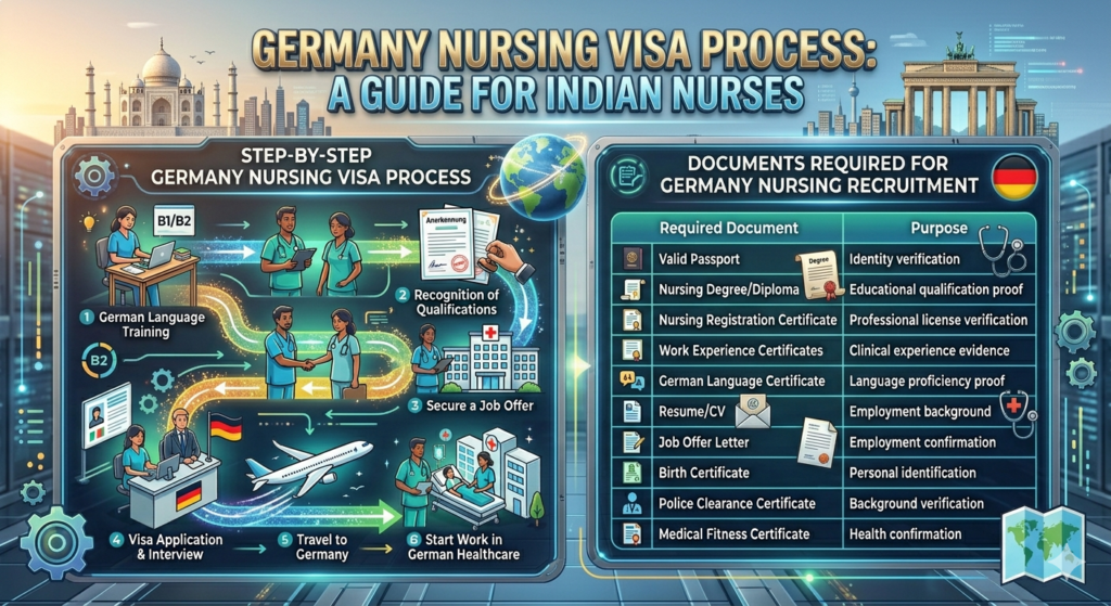 Germany Nursing Visa Process for Indian Nurses