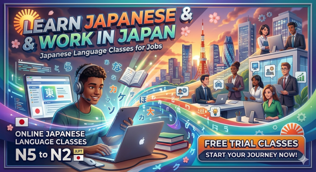 Learn Japanese and Work in Japan