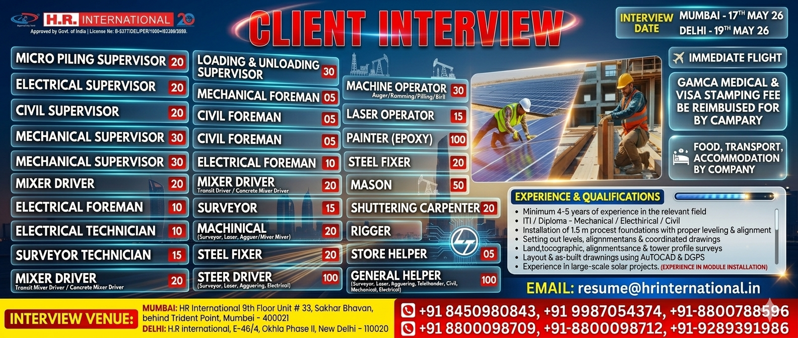 Recruitment