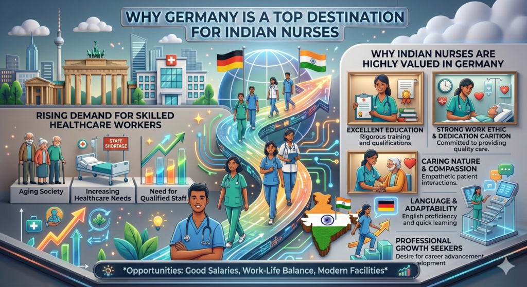 Why Germany Is Becoming a Top Destination for Indian Nurses