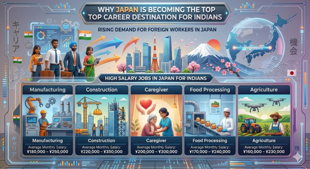 Why Japan Is Becoming the Top Career Destination for Indians