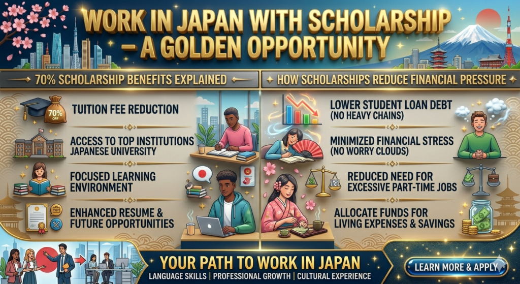 Work in Japan with Scholarship