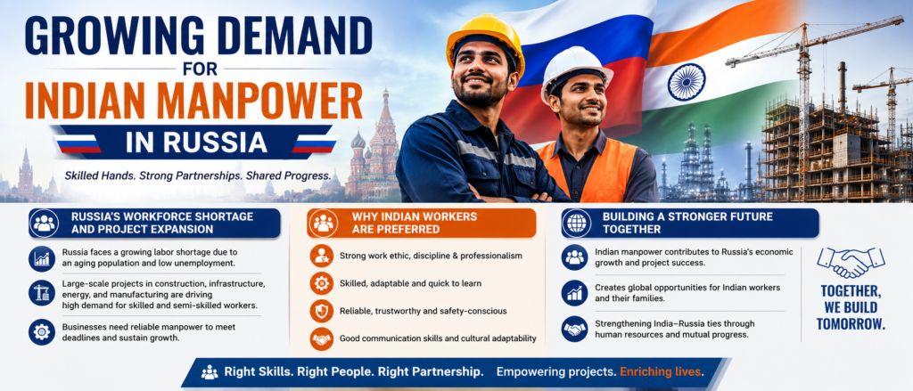 Growing Demand for Indian Manpower in Russia