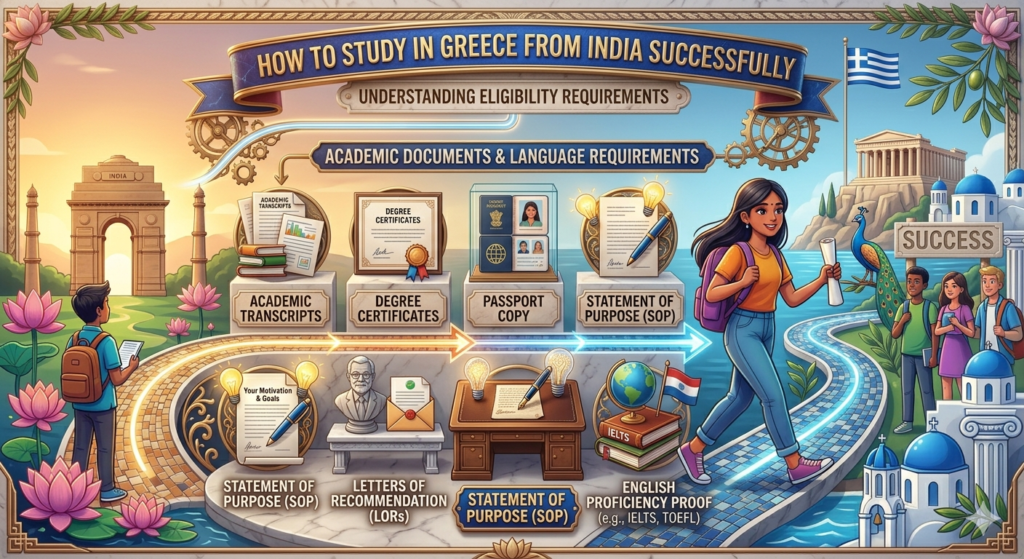 How to Study in Greece from India Successfully
