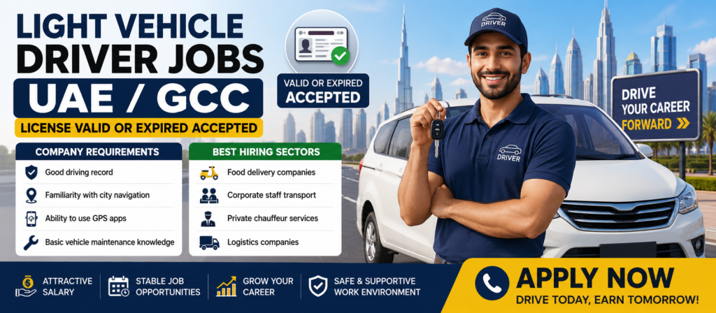 Light Vehicle Driver Jobs