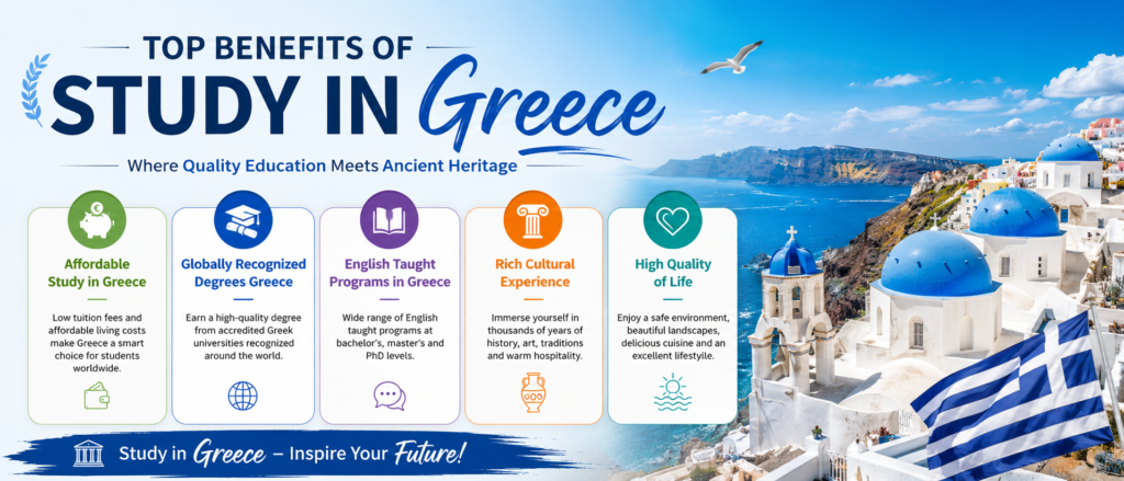 Top Benefits of Study in Greece