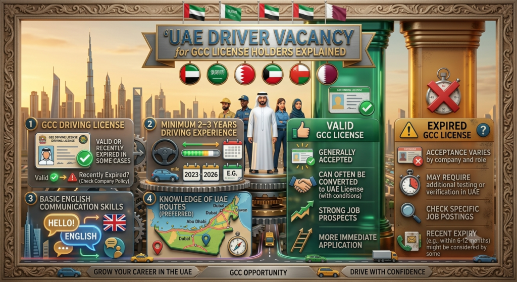 UAE Driver Vacancy