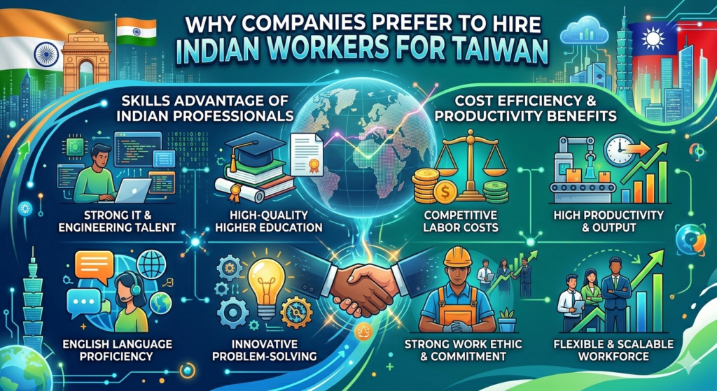 Why Companies Prefer to Hire Indian Workers for Taiwan