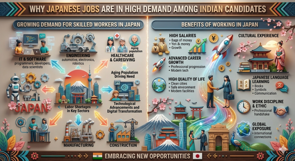 Why Japan Jobs Are in High Demand Among Indian Candidates