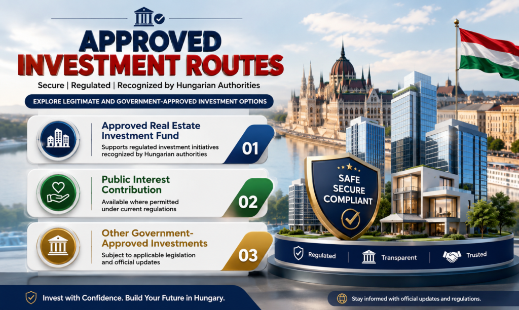Approved Investment Routes