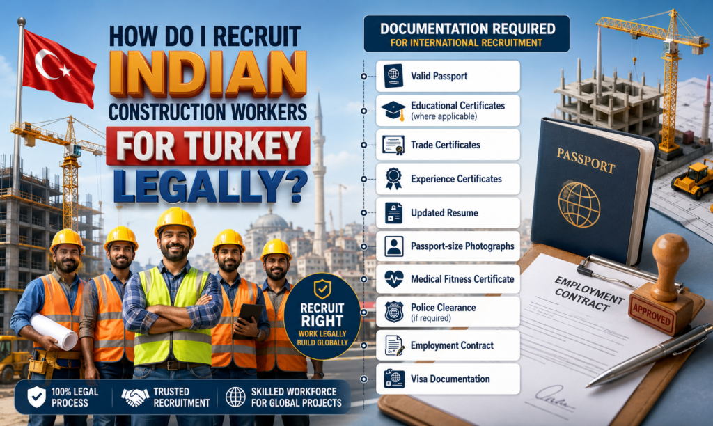 How Do I Recruit Indian Construction Workers for Turkey Legally?