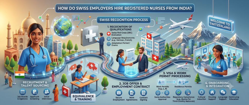 How Do Swiss Employers Hire Registered Nurses from India?