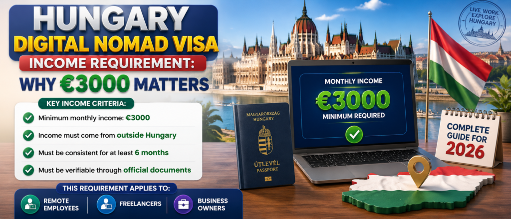 Hungary Digital Nomad Visa Income Requirement