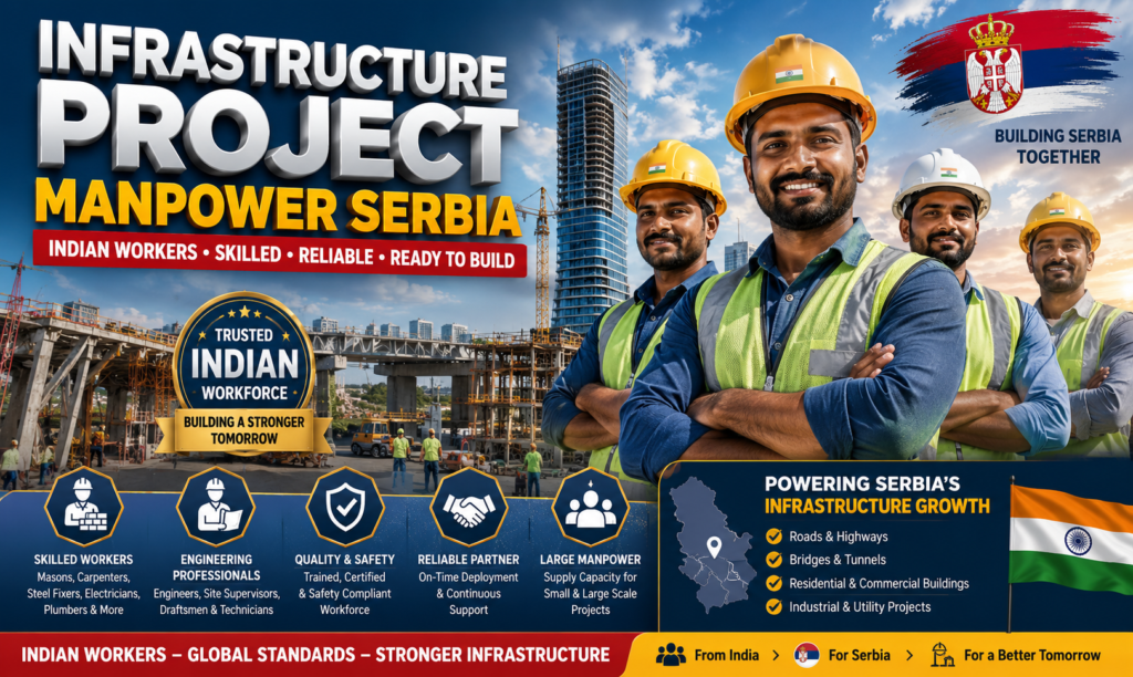 Infrastructure Project Manpower Serbia Indian Workers