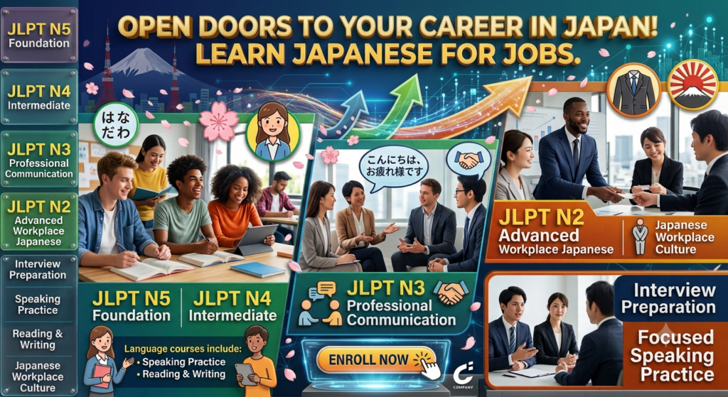Learn Japanese for Jobs in Japan
