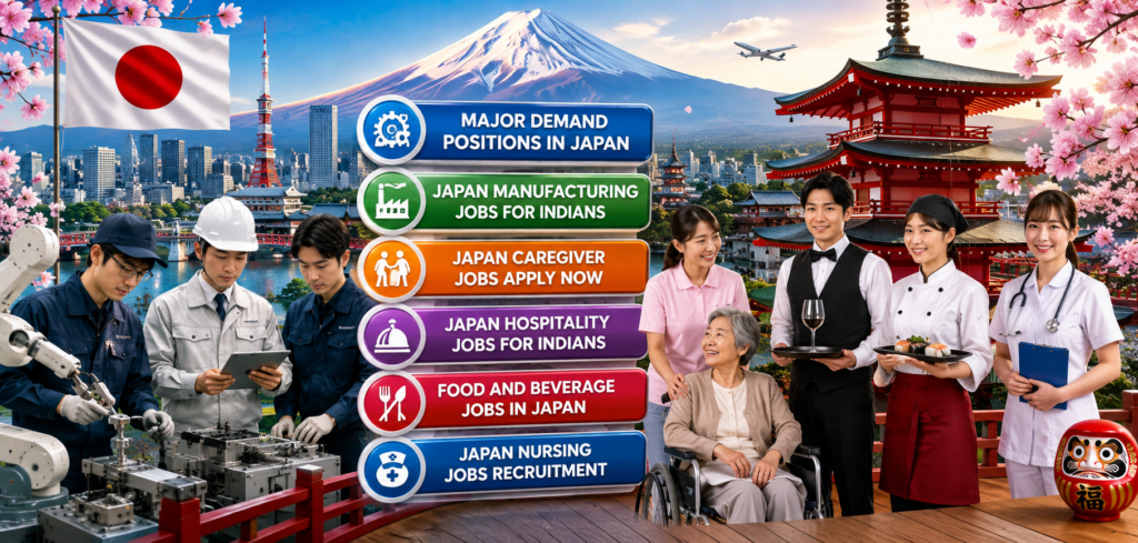 Major Demand Positions in Japan