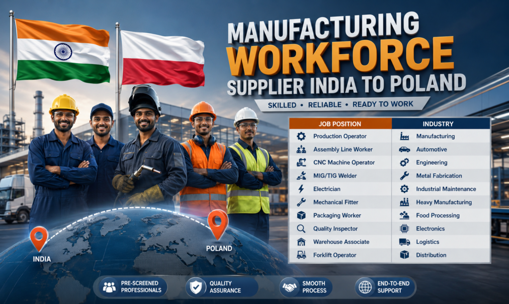 Manufacturing Workforce Supplier India to Poland