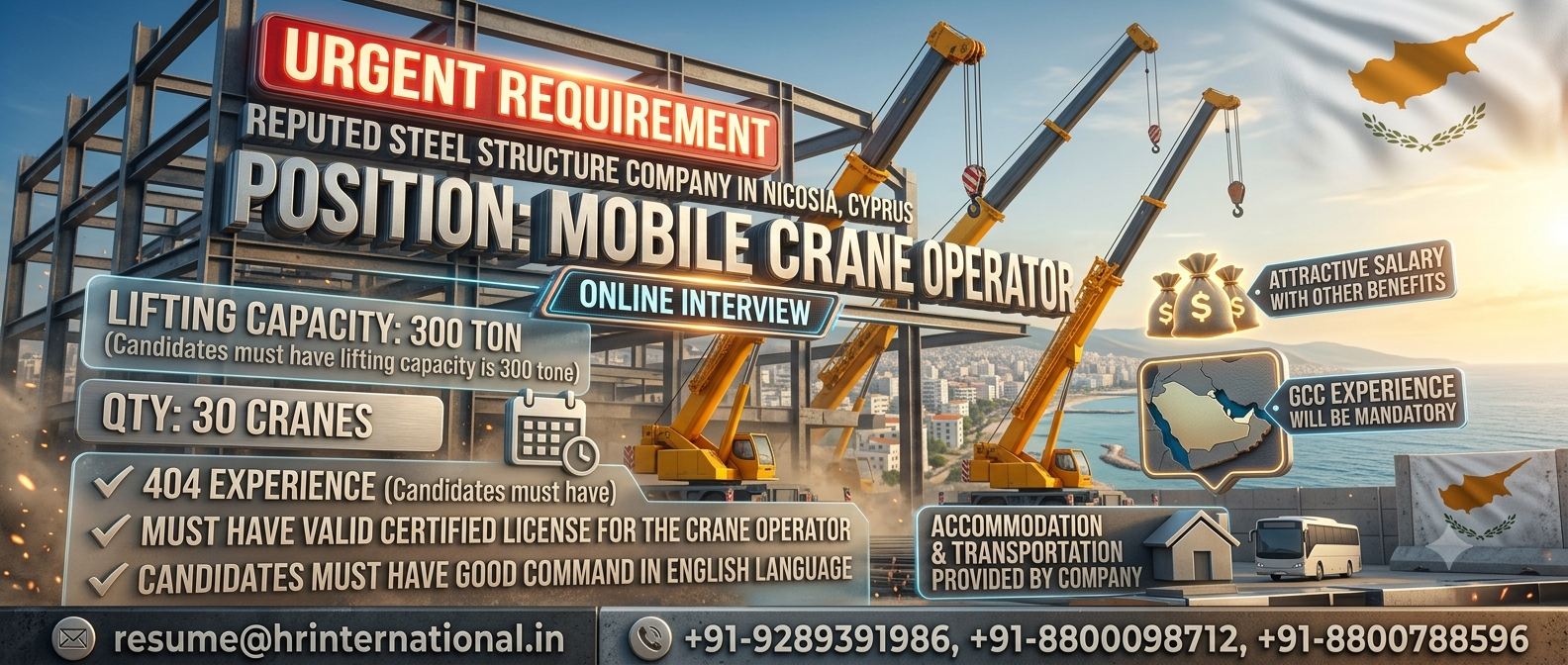 Mobile Crane Operator