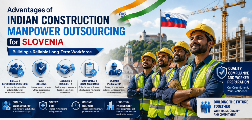 Advantages of Indian Construction Manpower Outsourcing for Slovenia