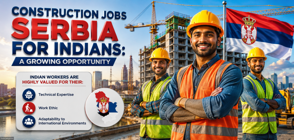 Construction Jobs Serbia for Indians