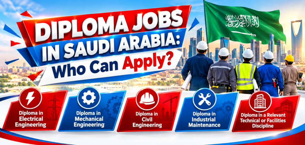 Diploma Jobs in Saudi Arabia