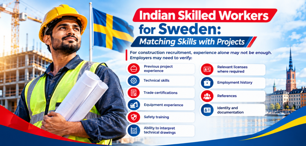 Indian Skilled Workers for Sweden
